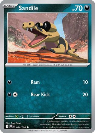 Sandile (64) Common Reverse Holofoil
