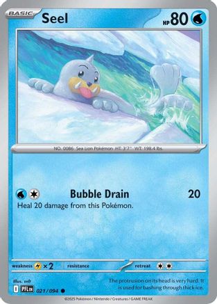 Seel (21) Common Reverse Holofoil