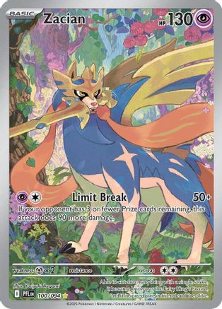 Zacian - 100/094 (100) Illustration Rare Holofoil