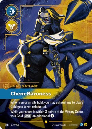 Renata Glasc, Chem-Baroness (Overnumbered) (249/221) - Spiritforged Foil