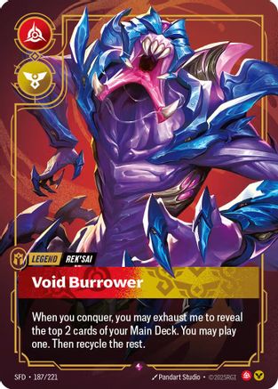 Rek'sai, Void Burrower (187/221) - Spiritforged Foil