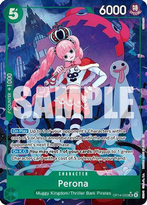 Perona (Alternate Art) (OP14-033) - The Azure Sea's Seven Foil (Cabinet-NM)