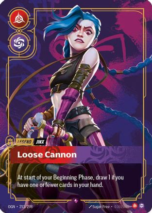 Jinx, Loose Cannon (Metal) (Best Of) (251/298) - Riftbound Organized Play Promotional Cards Foil