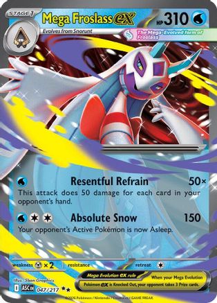 Mega Froslass ex - 047/217 (47) Double Rare Holofoil