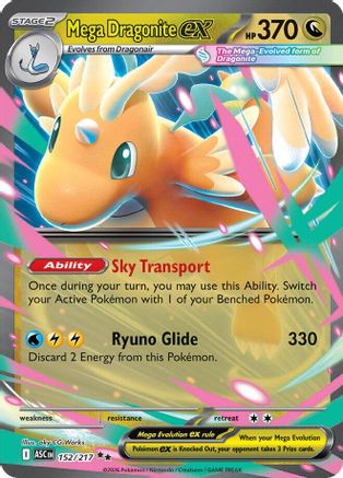 Mega Dragonite ex - 152/217 (152) Double Rare Holofoil