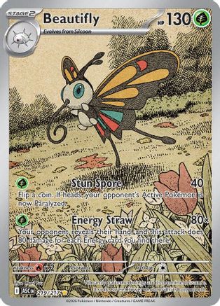 Beautifly - 219/217 (219) Illustration Rare Holofoil