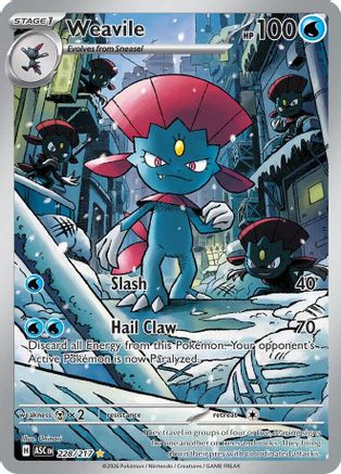 Weavile - 228/217 (228) Illustration Rare Holofoil