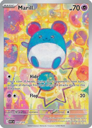 Marill - 232/217 (232) Illustration Rare Holofoil