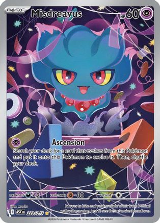 Misdreavus - 233/217 (233) Illustration Rare Holofoil
