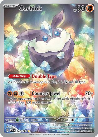 Carbink - 242/217 (242) Illustration Rare Holofoil