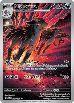 Mightyena - 243/217 (243) Illustration Rare Holofoil