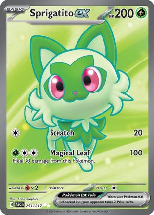 Sprigatito ex (251) Ultra Rare Holofoil
