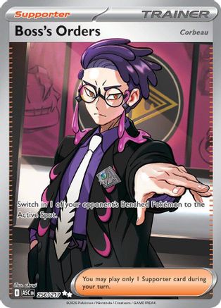 Boss's Orders [Corbeau] - 256/217 (256) Ultra Rare Holofoil