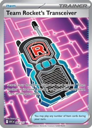 Team Rocket's Transceiver - 263/217 (263) Ultra Rare Holofoil