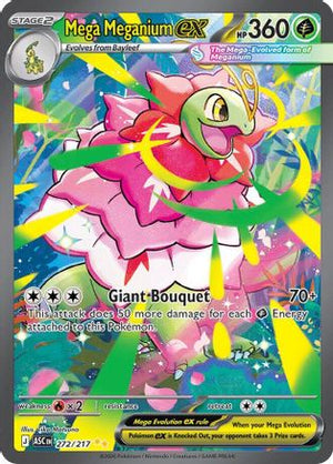 Mega Meganium ex - 272/217 (272) Special Illustration Rare Holofoil (Cabinet-NM)