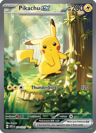 Pikachu ex - 276/217 (276) Special Illustration Rare Holofoil