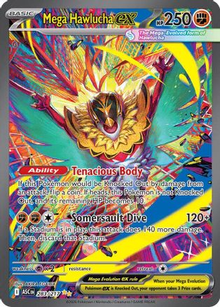 Mega Hawlucha ex 283/217 Special Illustration Rare Holofoil (Cabinet-NM)