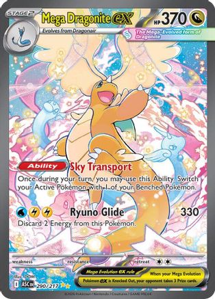Mega Dragonite ex - 290/217 (290) Special Illustration Rare Holofoil