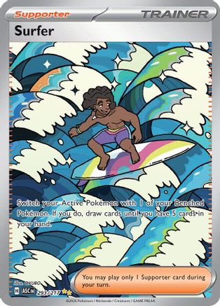 Surfer - 293/217 (293) Special Illustration Rare Holofoil