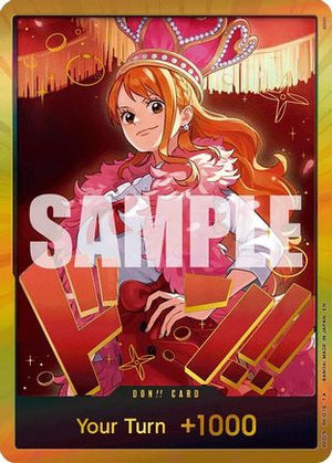 DON!! Card (Nami) (Gold) - Extra Booster: One Piece Heroines Edition Foil (Cabinet-NM)