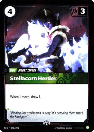 Stellacorn Herder (048/221) - Riftbound Organized Play Promotional Cards Foil
