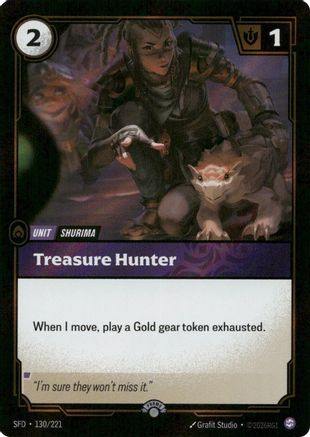 Treasure Hunter (130/221) - Riftbound Organized Play Promotional Cards Foil