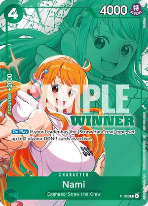 Nami (Winner Pack 2026 Vol. 2) (P-102) - One Piece Promotion Cards Foil (Cabinet-NM)