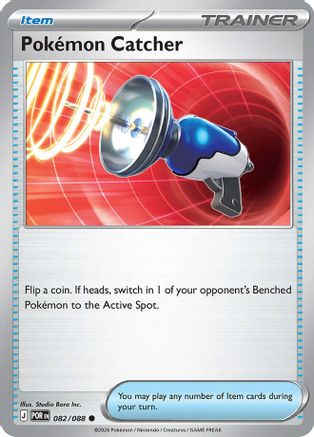Pokemon Catcher (82) Common Reverse Holofoil