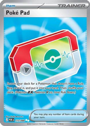 Poke Pad - 113/088 (113) Ultra Rare Holofoil
