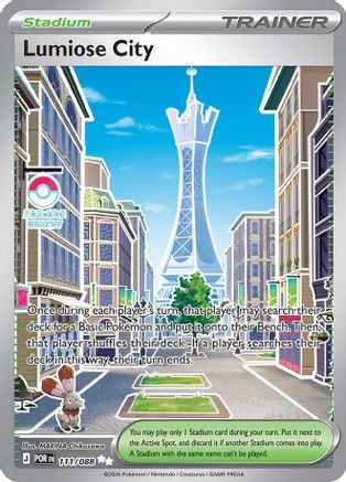 Lumiose City - 111/088 (111) Ultra Rare Holofoil