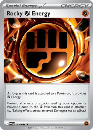 Rocky Fighting Energy (87) Rare Holofoil