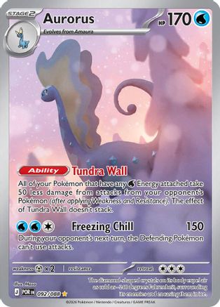 Aurorus - 092/088 (92) Illustration Rare Holofoil