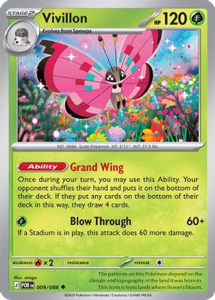 Vivillon (9) Uncommon
