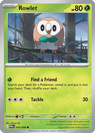 Rowlet - 010/088 (10) Common