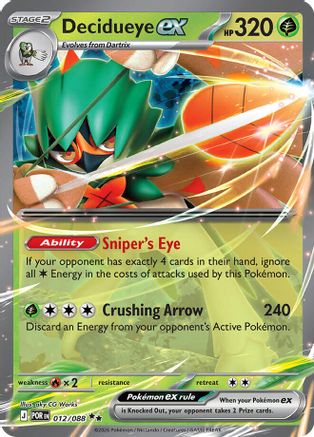 Decidueye ex - 012/088 (12) Double Rare Holofoil