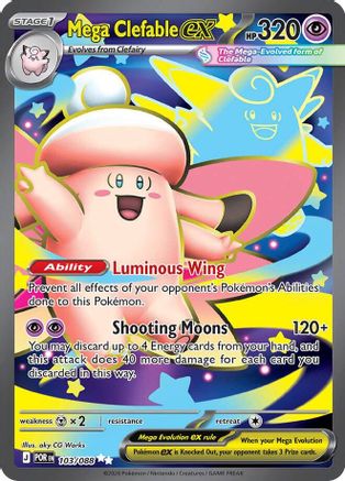 Mega Clefable ex - 103/088 (103) Ultra Rare Holofoil