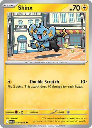 Shinx (26) Common Reverse Holofoil