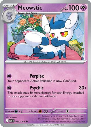 Meowstic (34) Uncommon Reverse Holofoil