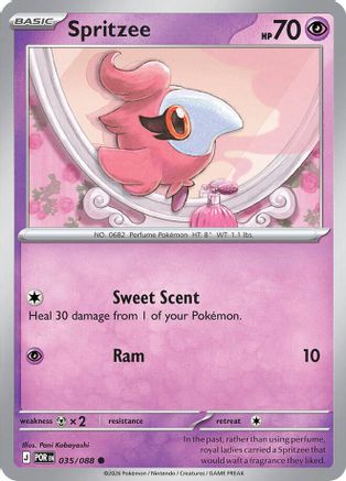 Spritzee (35) Common Reverse Holofoil
