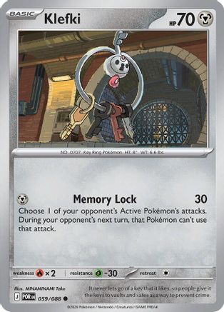 Klefki (59) Common Reverse Holofoil