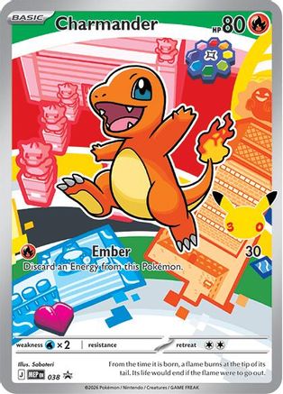 Charmander - 038 (38) Promo Holofoil