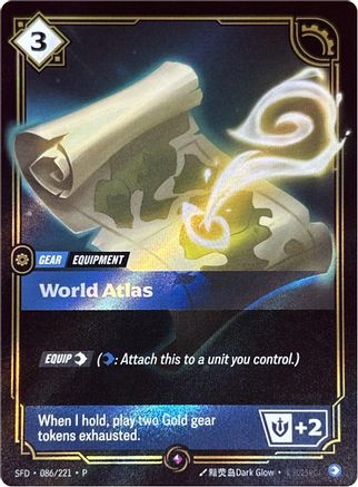 World Atlas (086/221) - Riftbound Organized Play Promotional Cards Foil