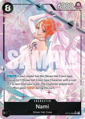 Nami (OP15-086) (Alternate Art) (OP15-086) - Adventure on Kami's Island Foil (Cabinet-NM)