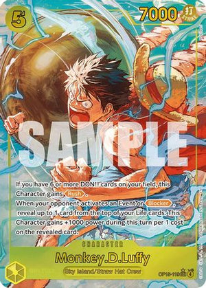 Monkey.D.Luffy (OP15-119) (Alternate Art) (OP15-119) - Adventure on Kami's Island Foil (Cabinet-NM)