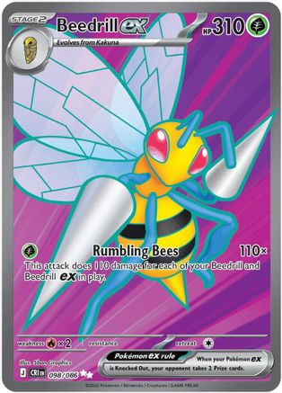 Beedrill ex - 098/086 (98) Ultra Rare Holofoil