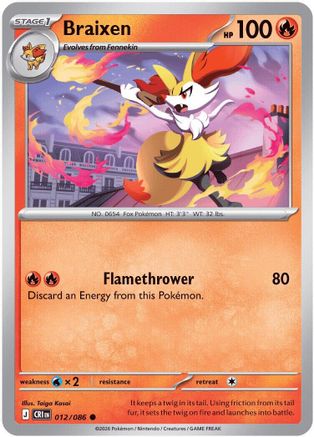 Braixen (12) Common