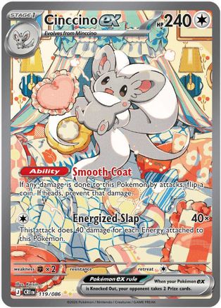Cinccino ex - 119/086 (119) Special Illustration Rare Holofoil
