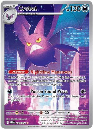 Crobat - 093/086 (93) Illustration Rare Holofoil