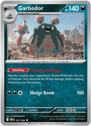 Garbodor (57) Uncommon Reverse Holofoil