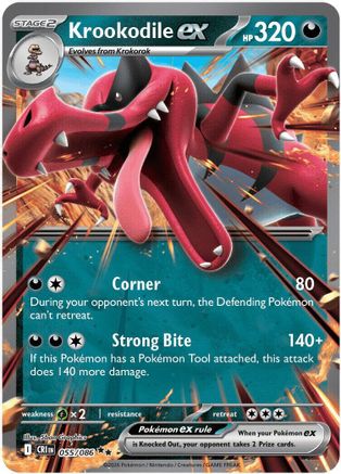 Krookodile ex (55) Double Rare Holofoil